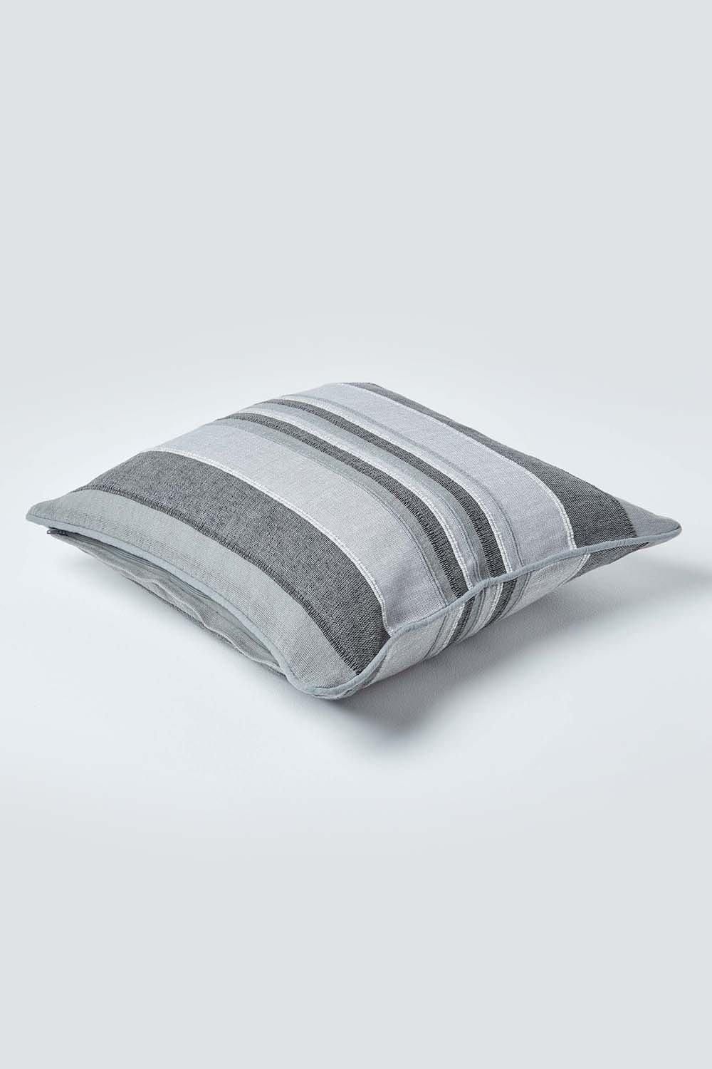 Homescapes Cotton Striped Morocco Cushion Cover image 3