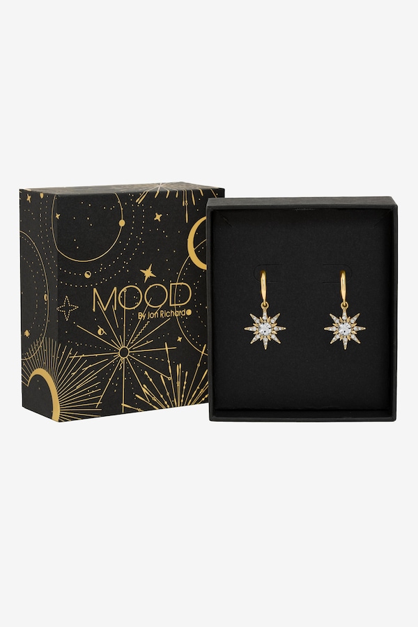 Mood Gold Plated Celestial Earrings Gift Boxed