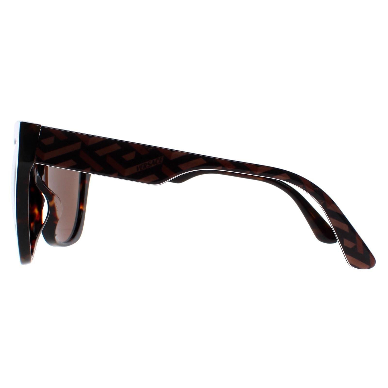 Versace Cat Eye Havana Pattern Dark Brown VE4417U image 3