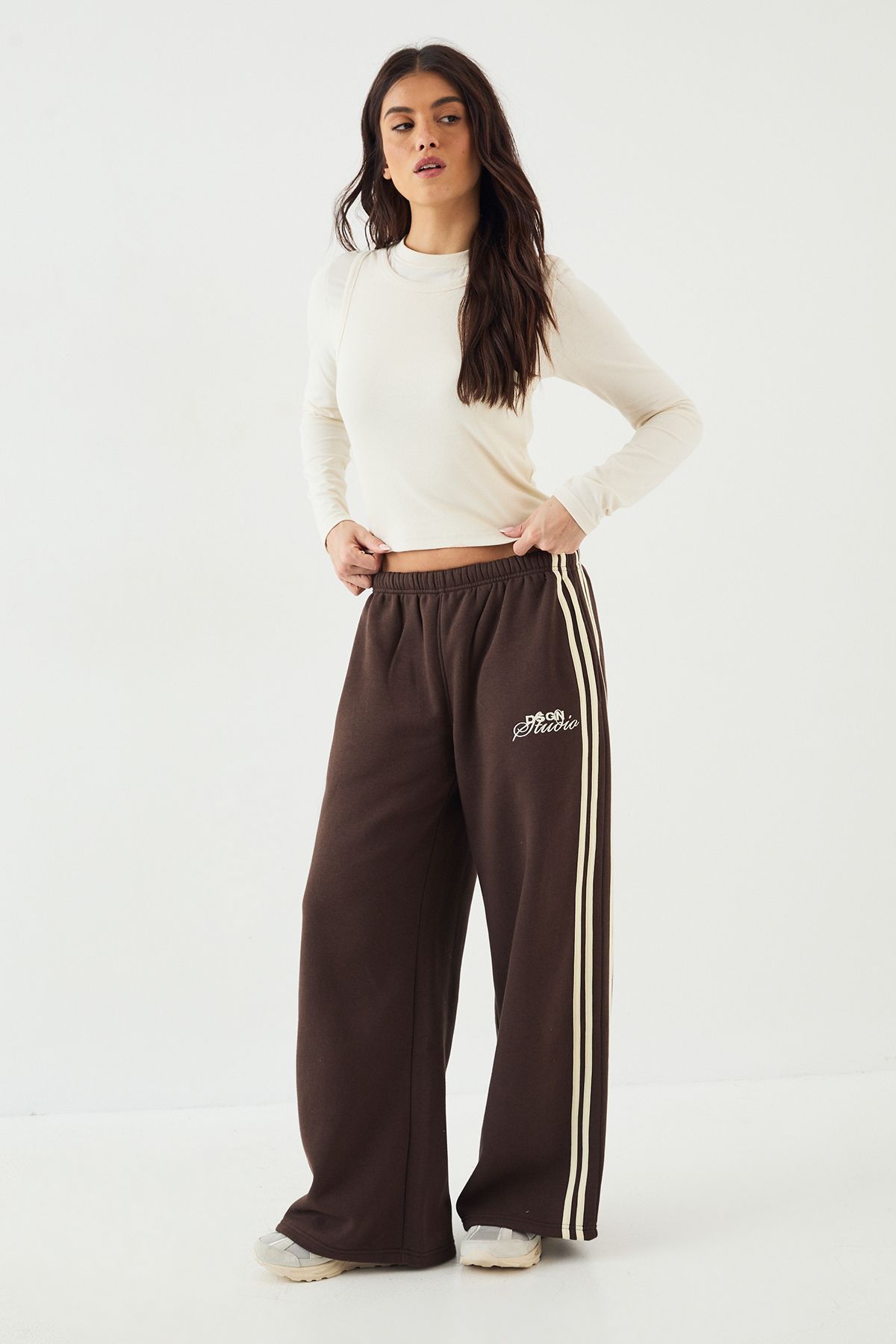 DSGN Studio DSGN Studio Double Layer Long Sleeve Top Cream image 3