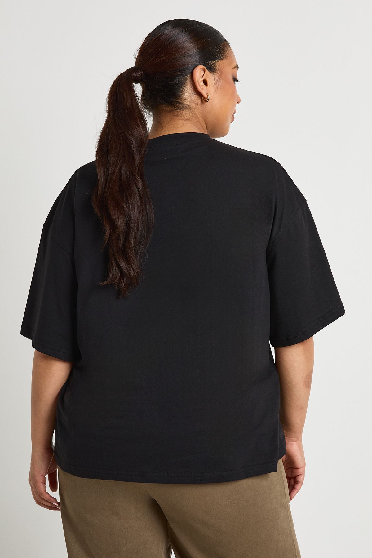 DSGN Studio Plus DSGN Studio Oversized T-Shirt Black image 2