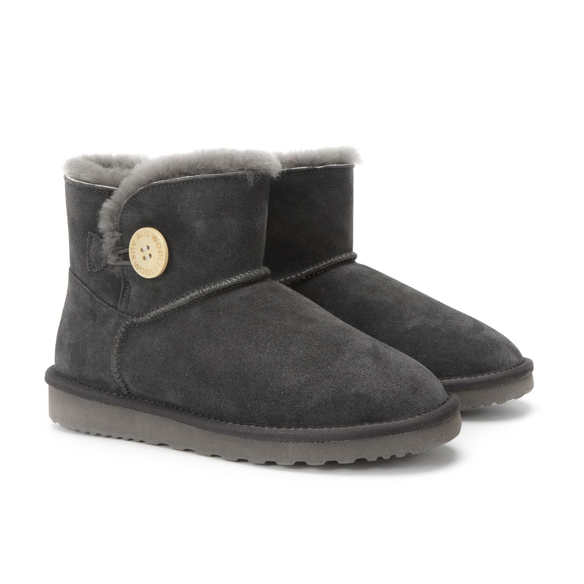 Aus Wooli Australia Short Sheepskin Button Boots image 2