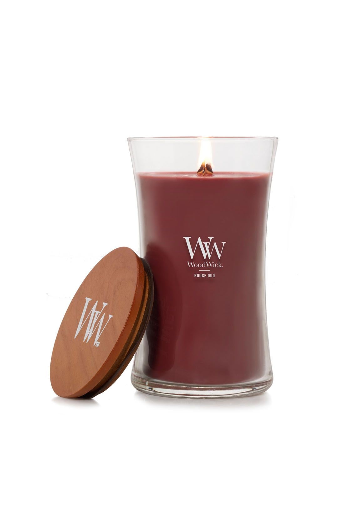 Woodwick Medium Hourglass Golden Bourbon Multi image 1