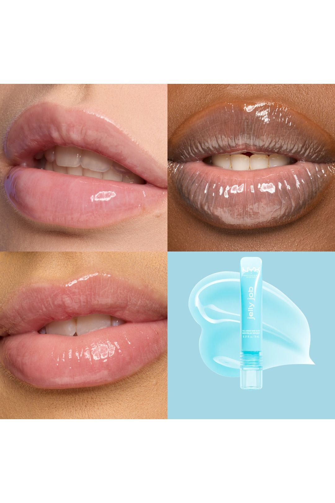 NYX Professional Makeup Jelly Job Lip Gloss 8ml Jelly Frost image 6