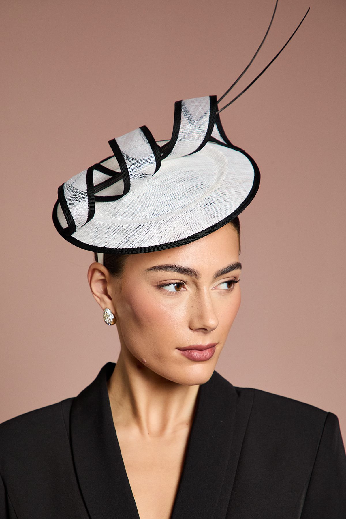 Coast Twist Loop And Quill Fascinator Mono image 1