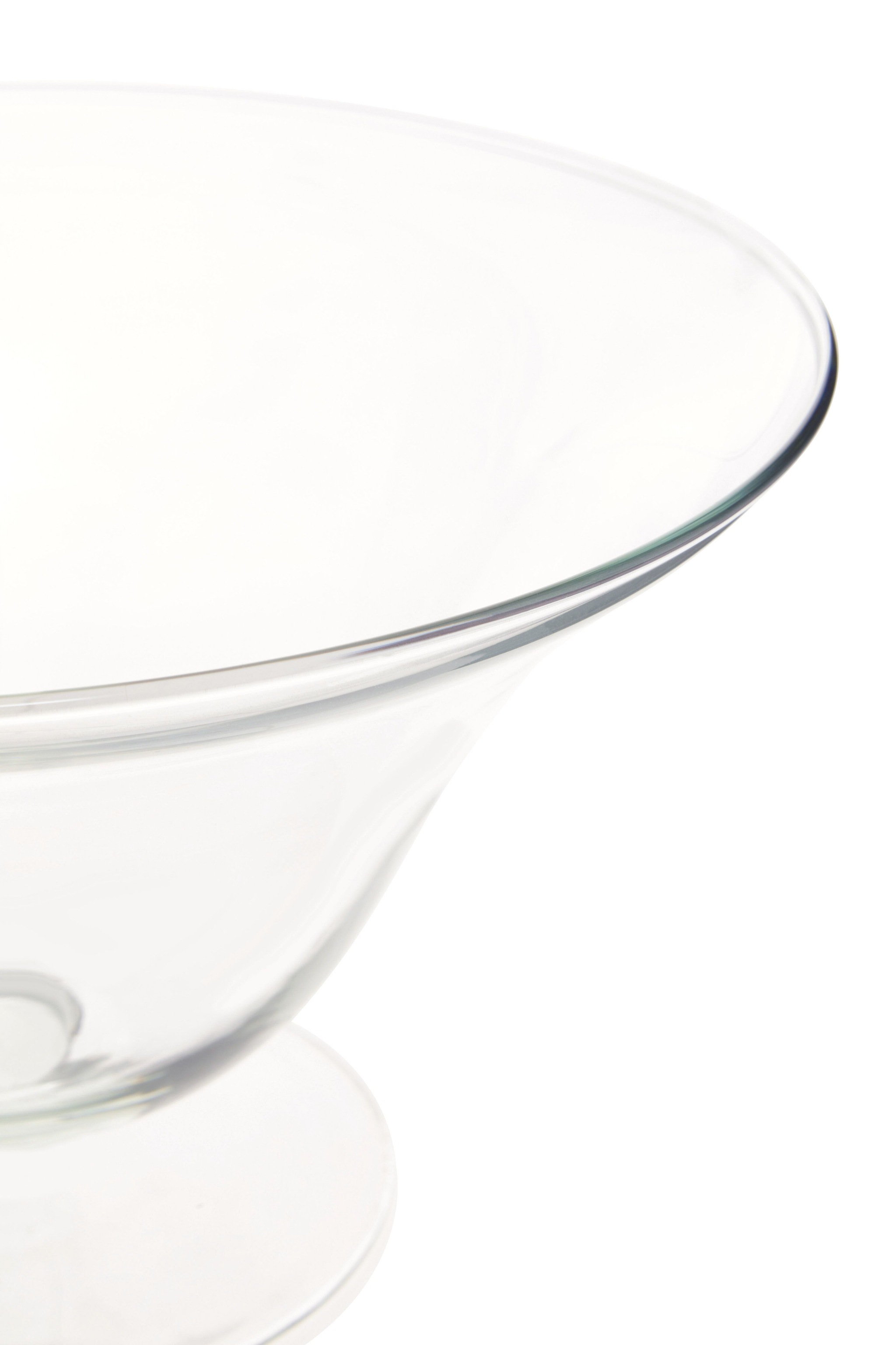 Orsina Ambra Clear Glass Fluted Bowl image 5