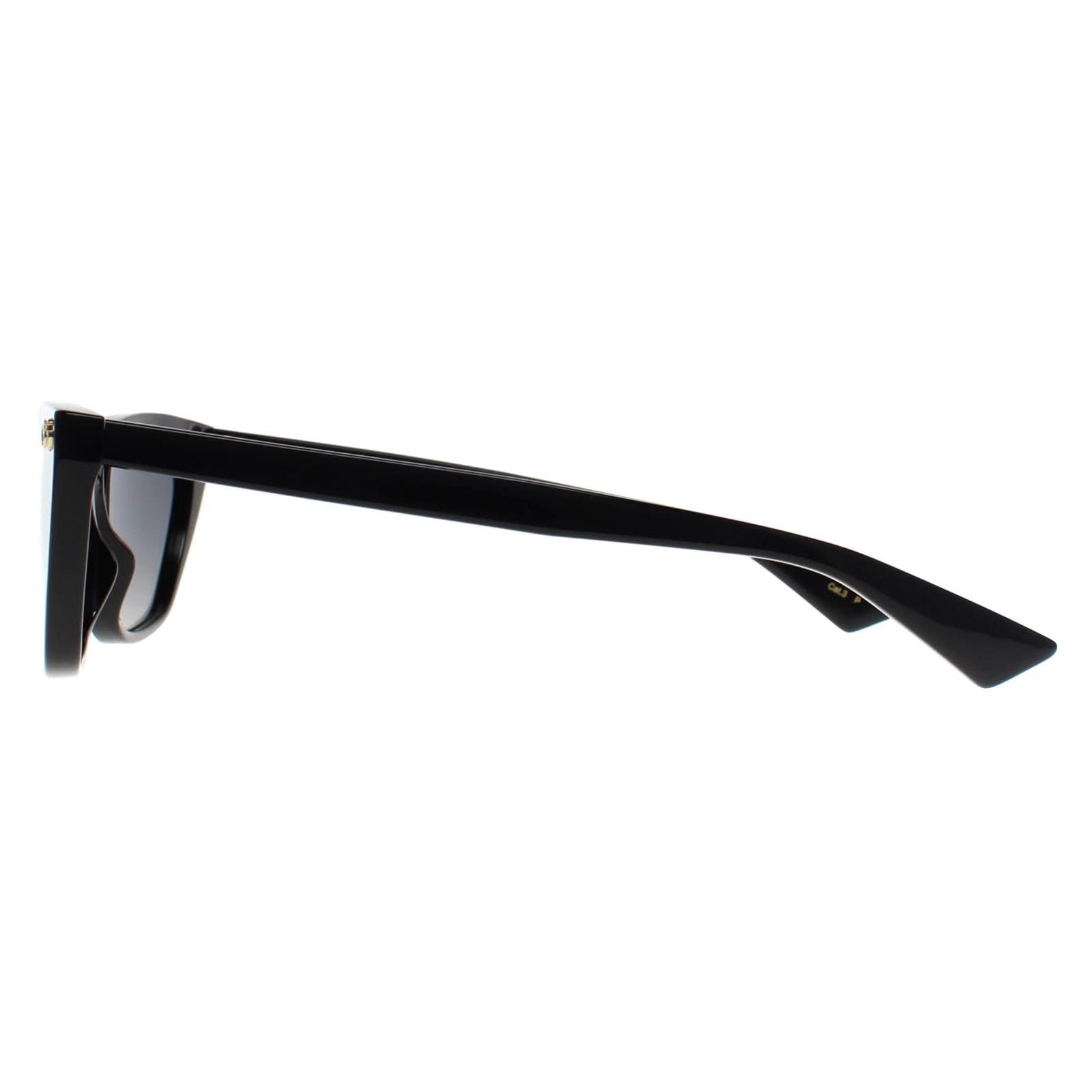 Gucci Cat Eye Shiny Black Grey Gradient Polarized GG1815S image 3