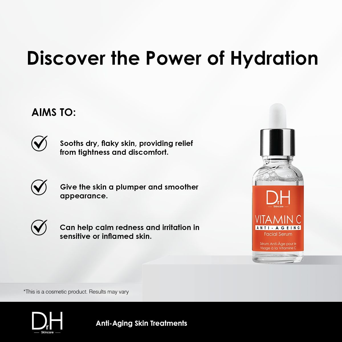 Dr H Anti-Ageing Vitamin C Facial Serum 30ml image 4