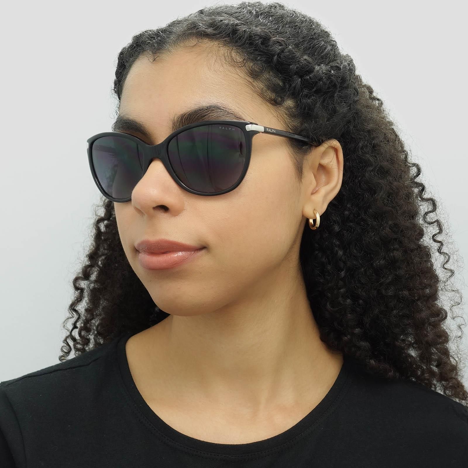 Ralph by Ralph Lauren Cat Eye Black Grey Gradient Sunglasses image 6