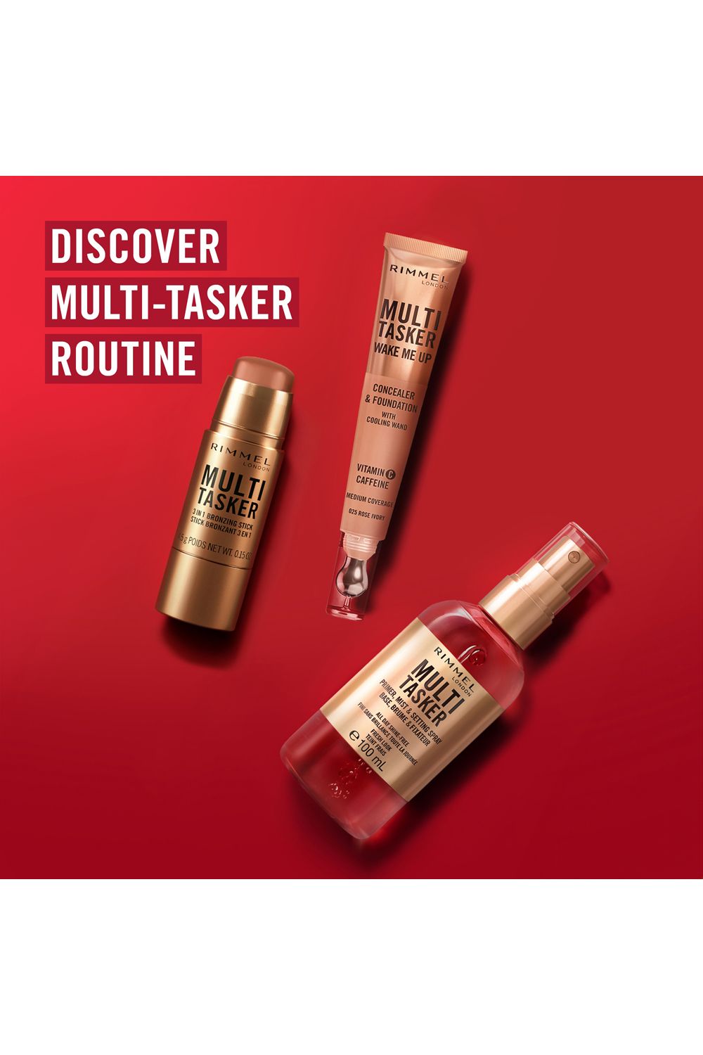 Rimmel London Multi Tasker 3 in 1 Bronzing Stick 4.5g Light image 8