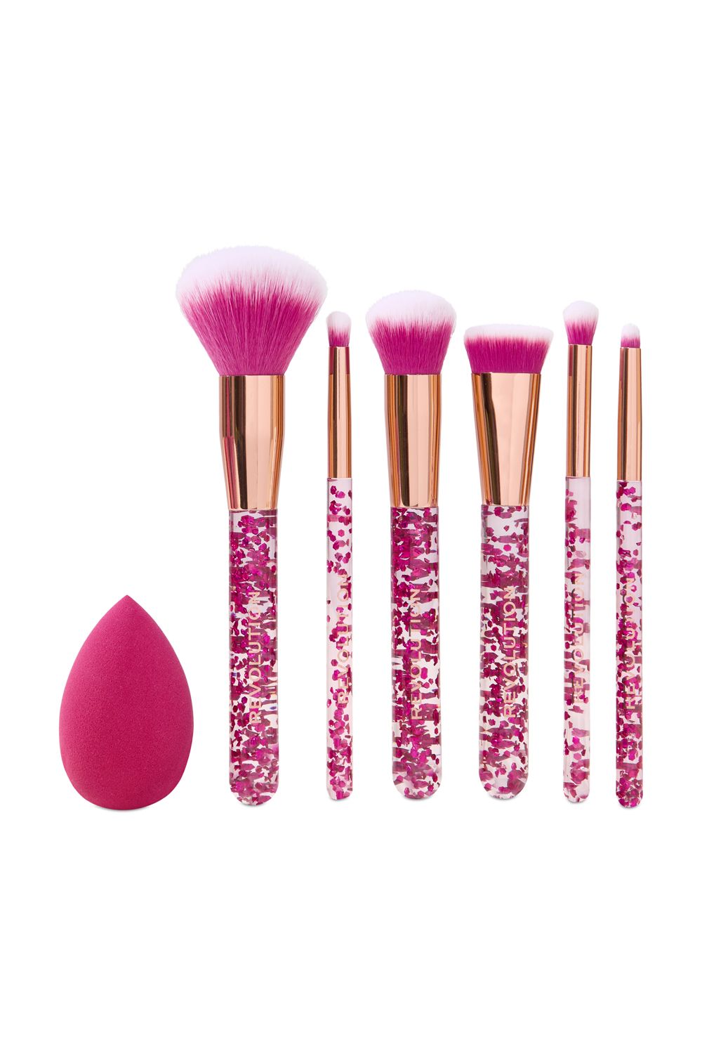 Revolution Beauty Full Look Makeup Brush Gift Set Multi image 3