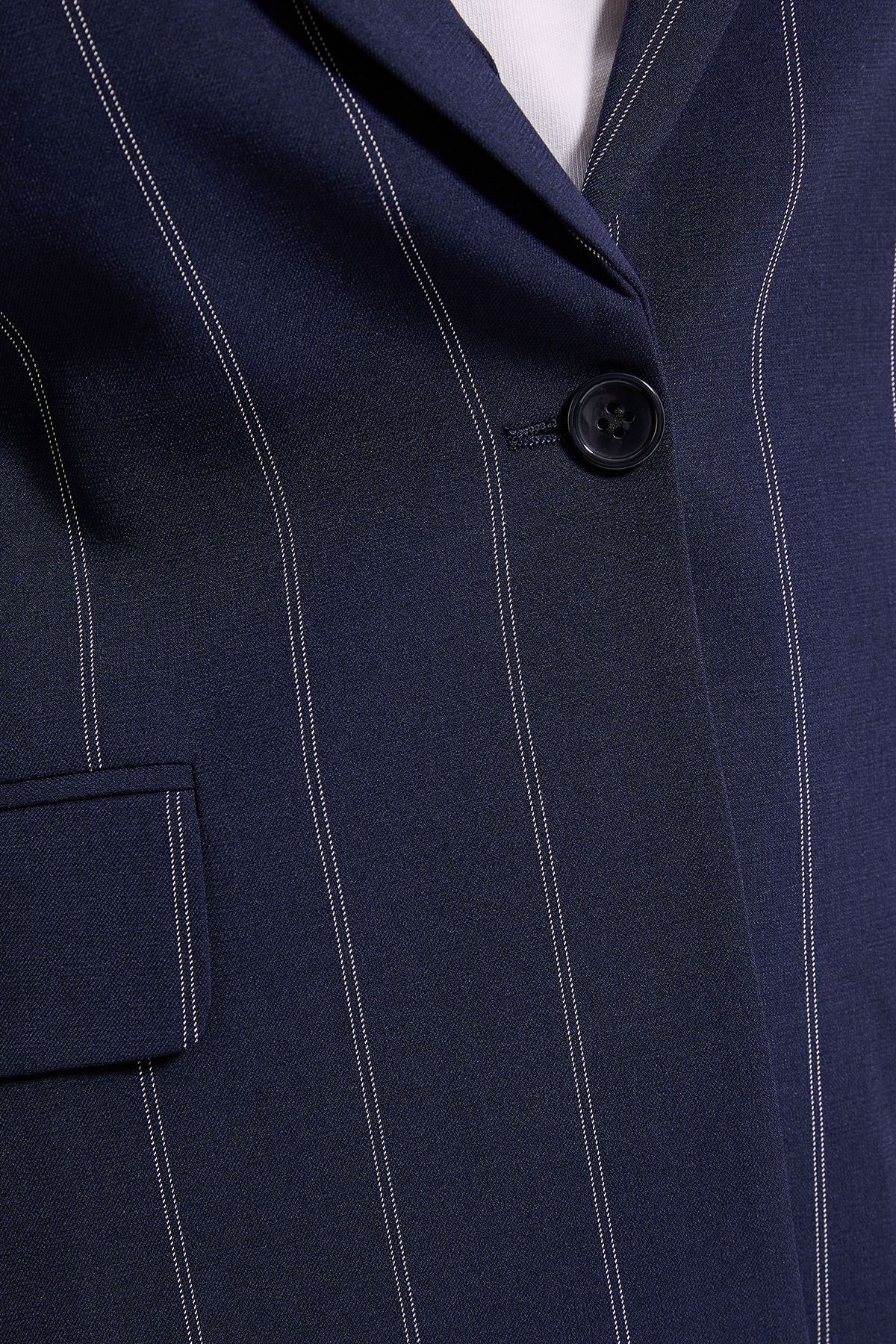 Dorothy Perkins Stripe Single Breasted Blazer Navy image 5