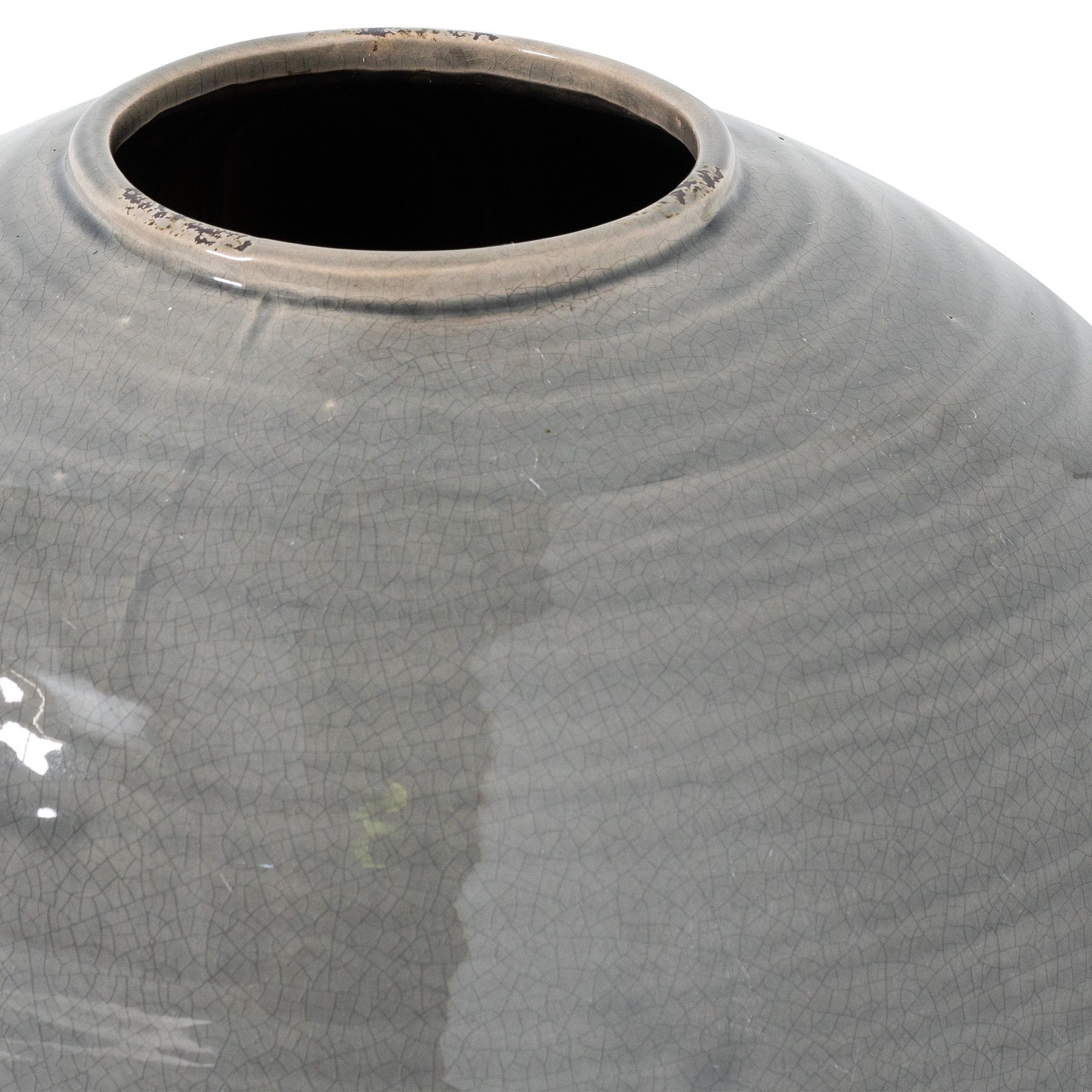 Love Lace Garda Grey Glazed Regola Vase image 2