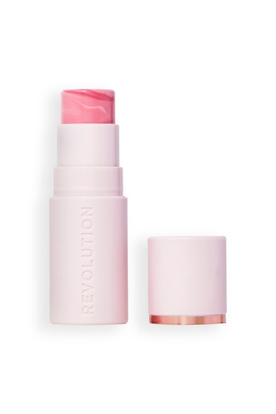 Revolution Skin Silk Marble Blush Stick 4.5g Pinched Light Pink