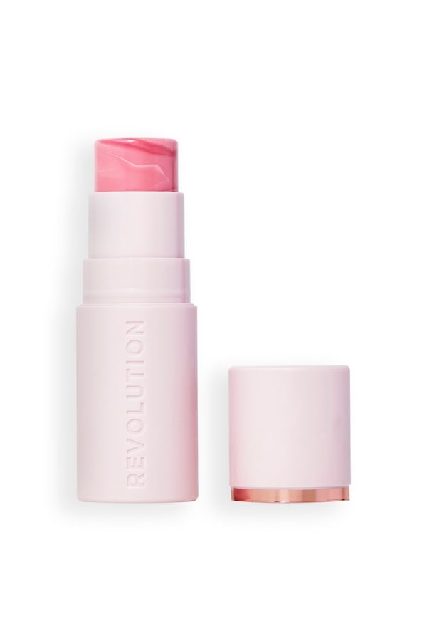 Revolution Skin Silk Marble Blush Stick 4.5g Pinched Light Pink
