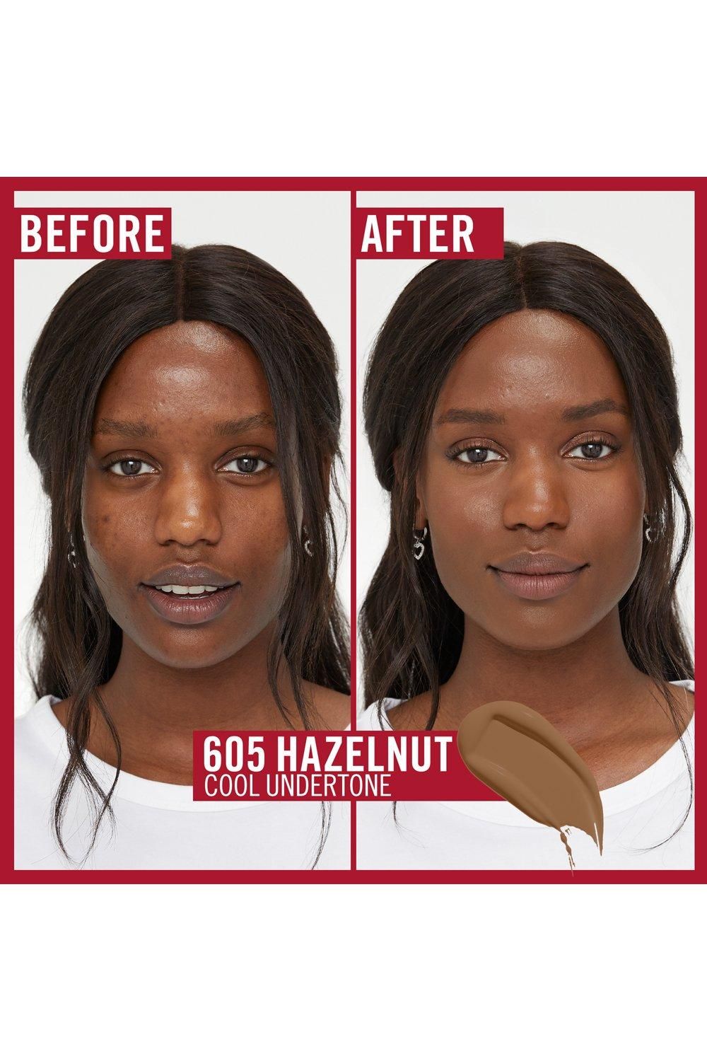 Rimmel London Lasting Finish 25HR Foundation 605 Hazelnut image 2