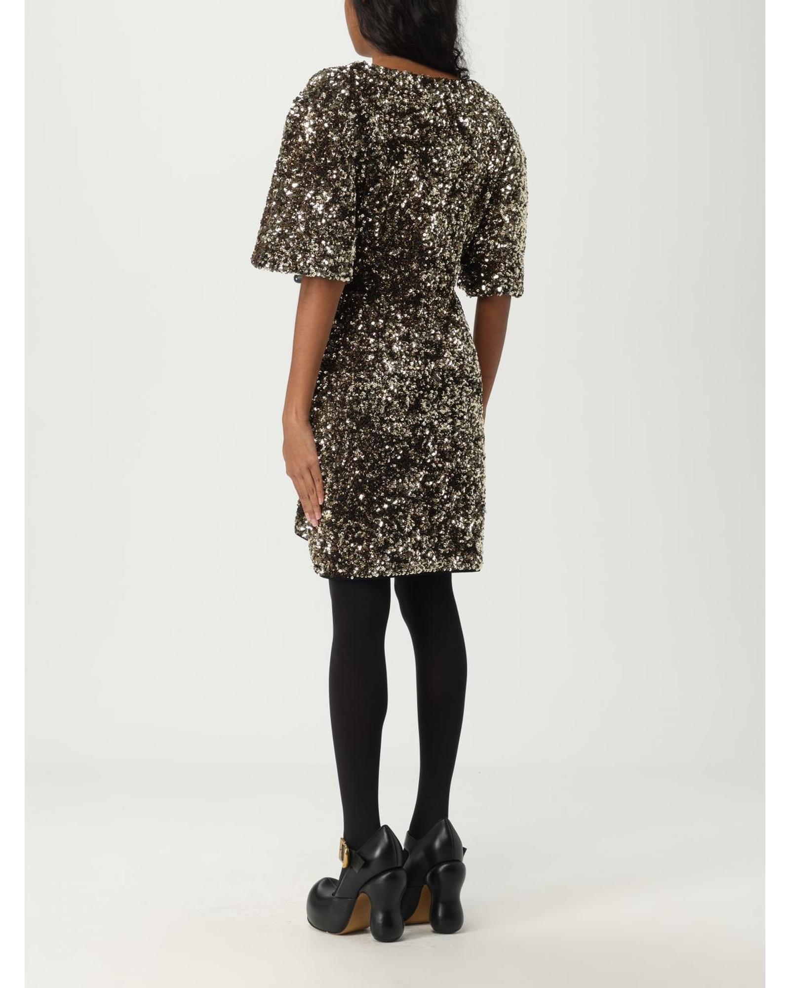 Marc Jacobs Sequin Mini Dress Wo - Gold image 2