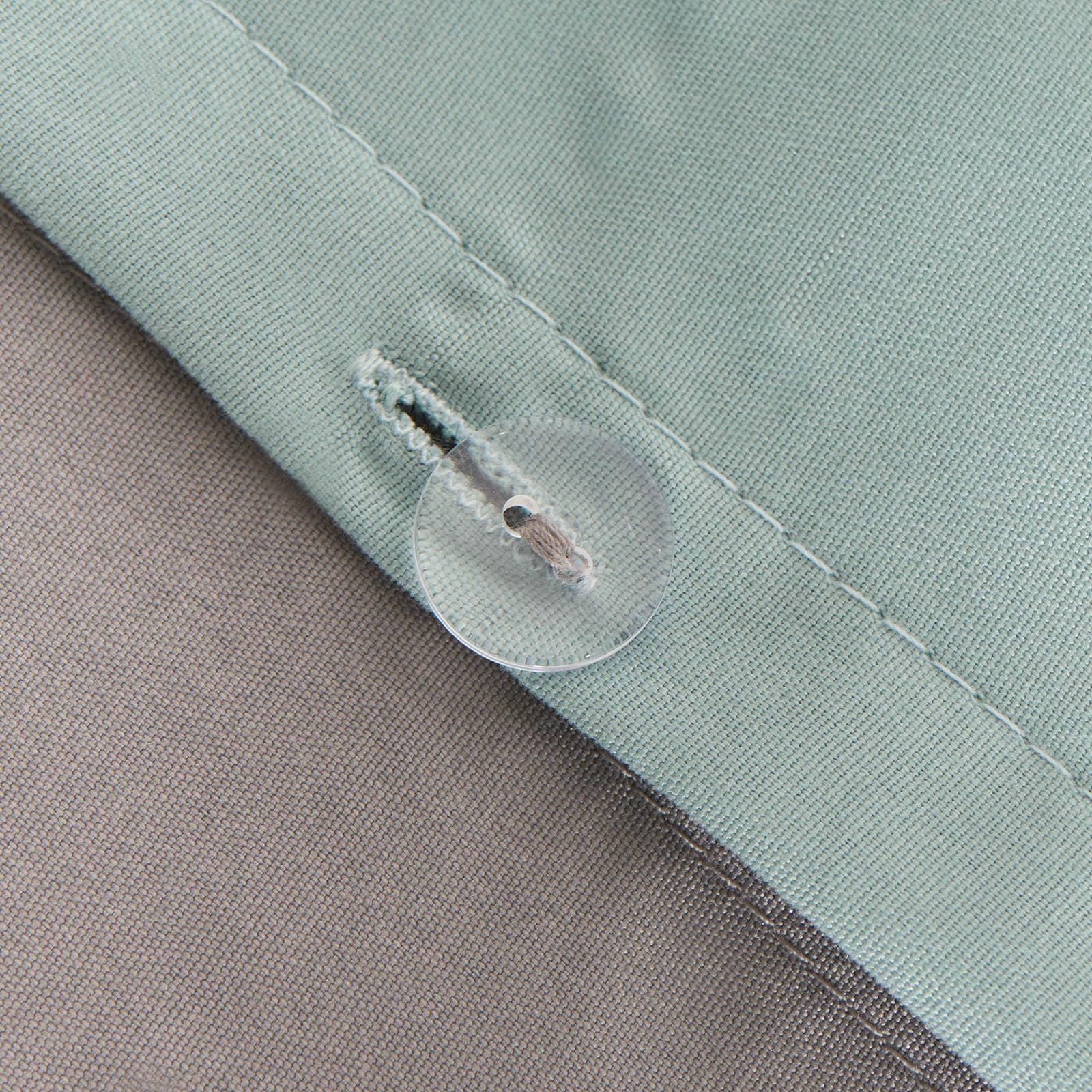 OHS Plain Reversible Duvet Cover With Pillowcase Set image 4