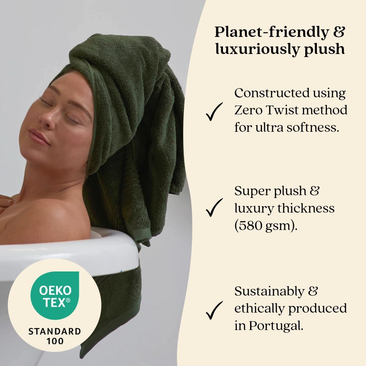 Misona Ultra Soft Bamboo Bath Towel image 2