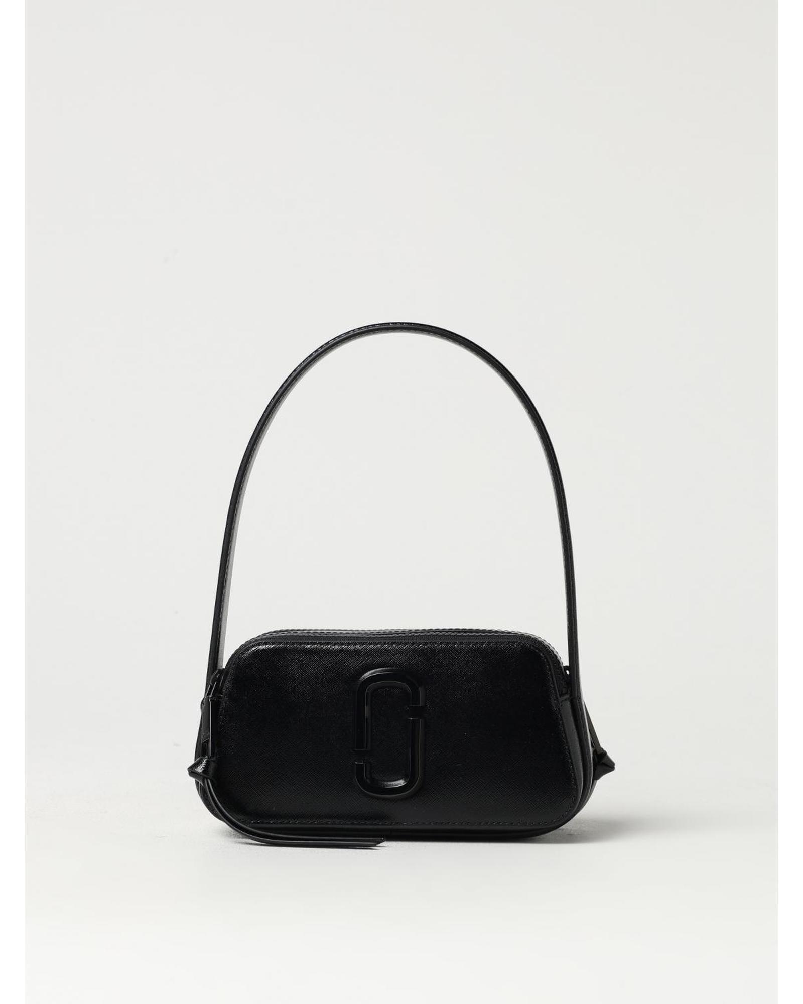 Marc Jacobs Softshot 21 Camera Bag Zip Closure Wo - Black Shoulder Bags
