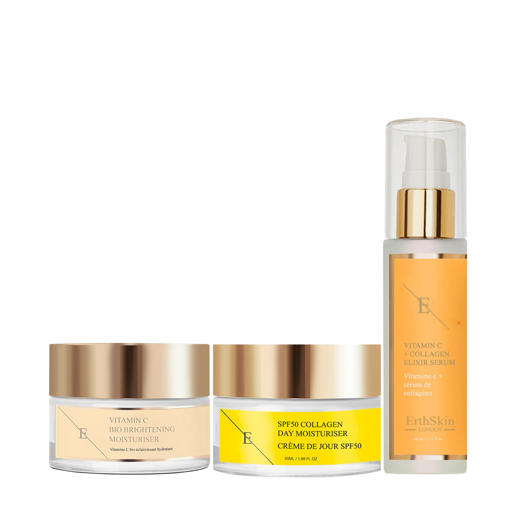 Erth Skin London SPF Glow & Collagen Boost Anti-Aging Set image 1