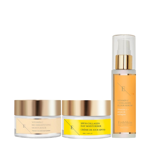 Erth Skin London SPF Glow & Collagen Boost Anti-Aging Set