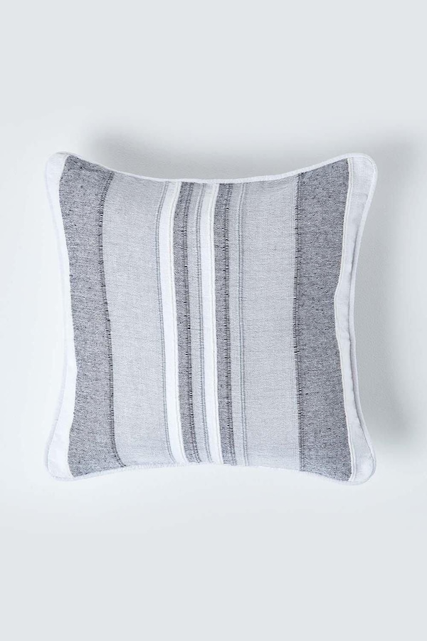 Homescapes Cotton Striped Morocco Cushion Cover