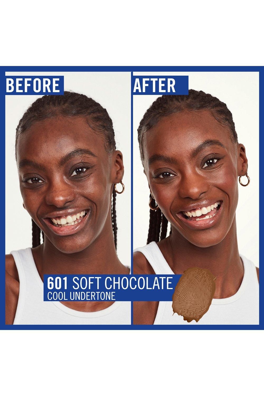 Rimmel London Match Perfection Foundation Soft Chocolate 601 image 2
