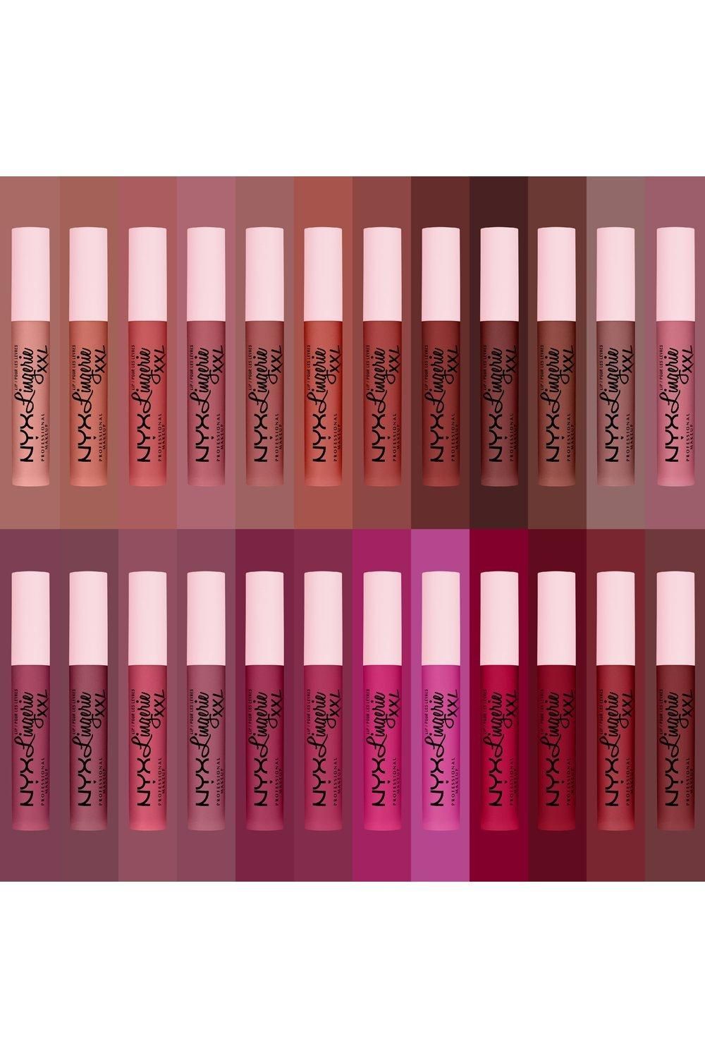 NYX Professional Makeup Lip Lingerie XXL Long Lasting Matte Liquid Lipstick Flaunt It image 7