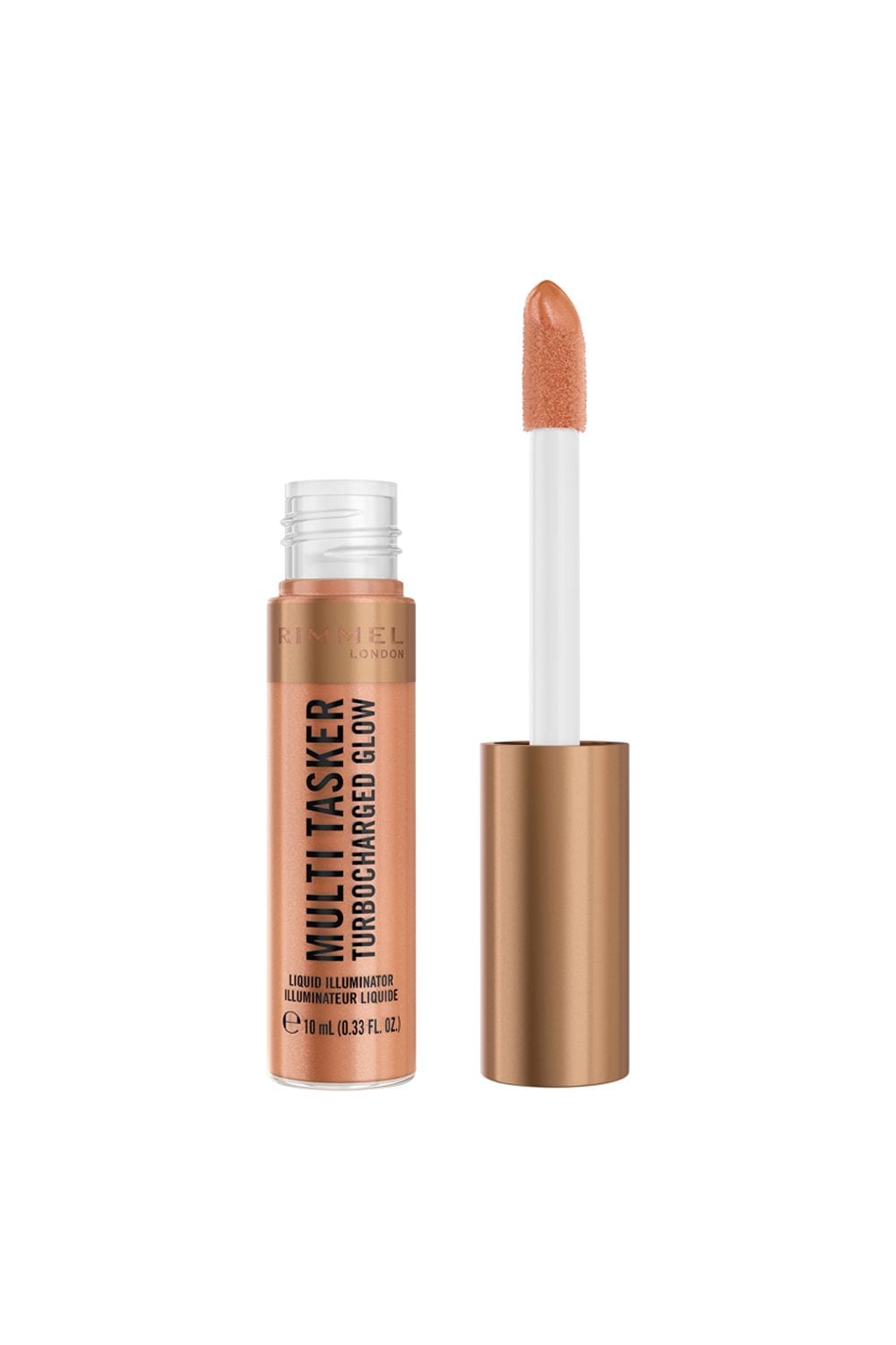 Rimmel London Multi Tasker Turbocharged Glow Liquid Illuminator 10ml 007 Spilling The Tea image 1