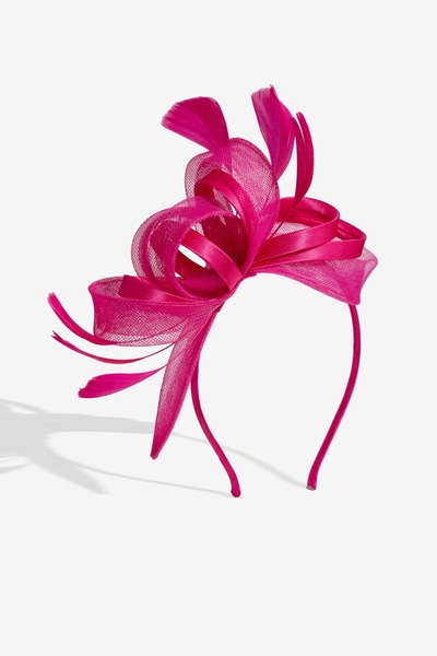 Jon Richard Fushia Medium Fascinator