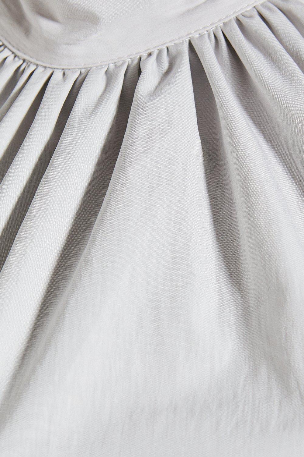 MissPap High Neck Top & Mini Skirt Co-ord Ice Grey image 5