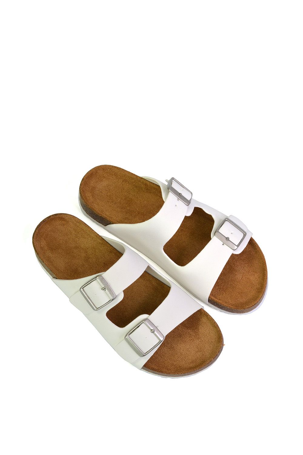 XY London 'Star' Double Strap Buckle Up Summer Slip On Flat Sandals image 4