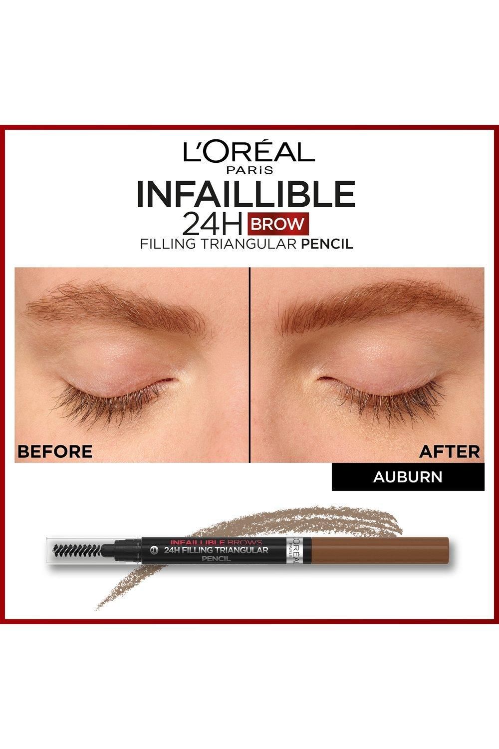 L'Oréal Paris Infaillible 24H Brow Filling Triangular Pencil 5_23 Auburn image 3