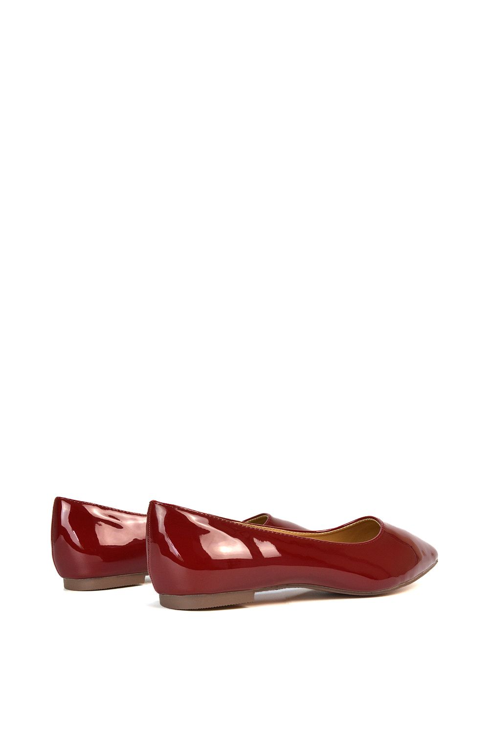 XY London 'Cordelia' Slip on Pointed Toe Flat Ballerina Pump Shoes image 5