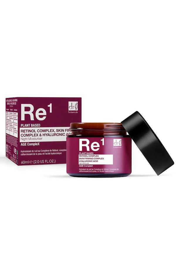 Dr. Botanicals Retinol Complex 1%, Skin Firming Complex 1% & Hyaluronic Acid 1% Night Moisturiser 60ml
