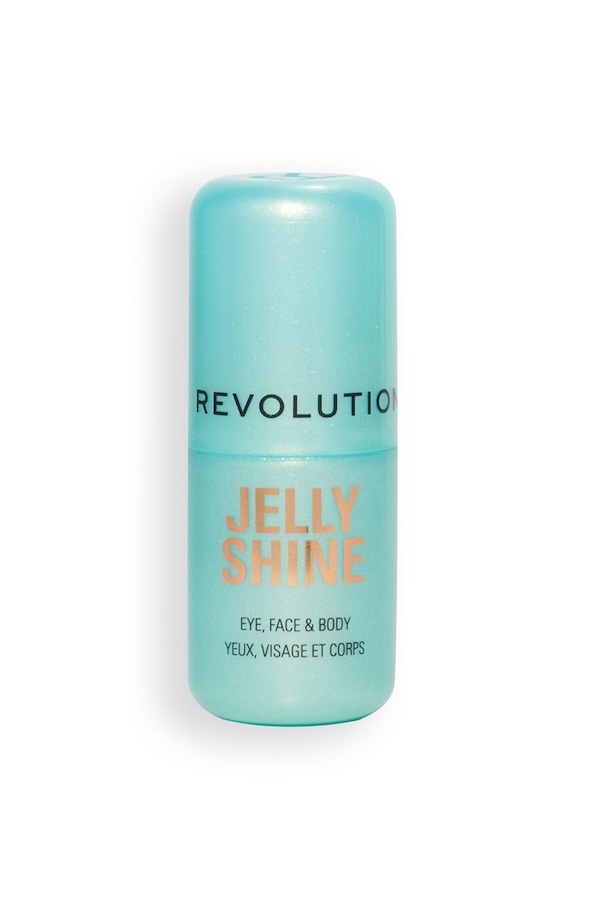 Revolution Jelly Shine Eye, Face & Body Highlight Stick 5.5g Mermaid Green