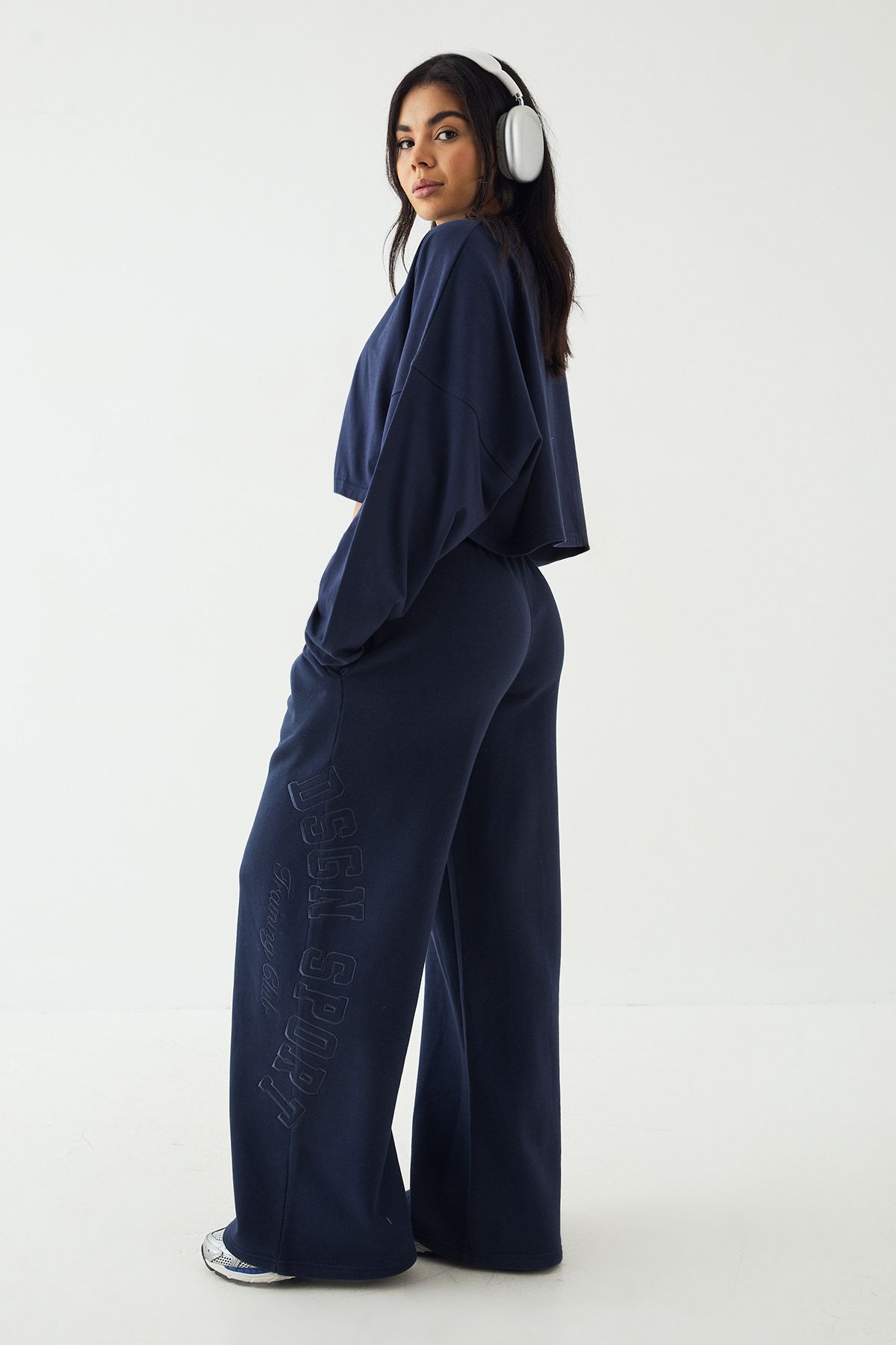 DSGN Studio DSGN Studio Sport Training Club Straight Leg Jogger Navy