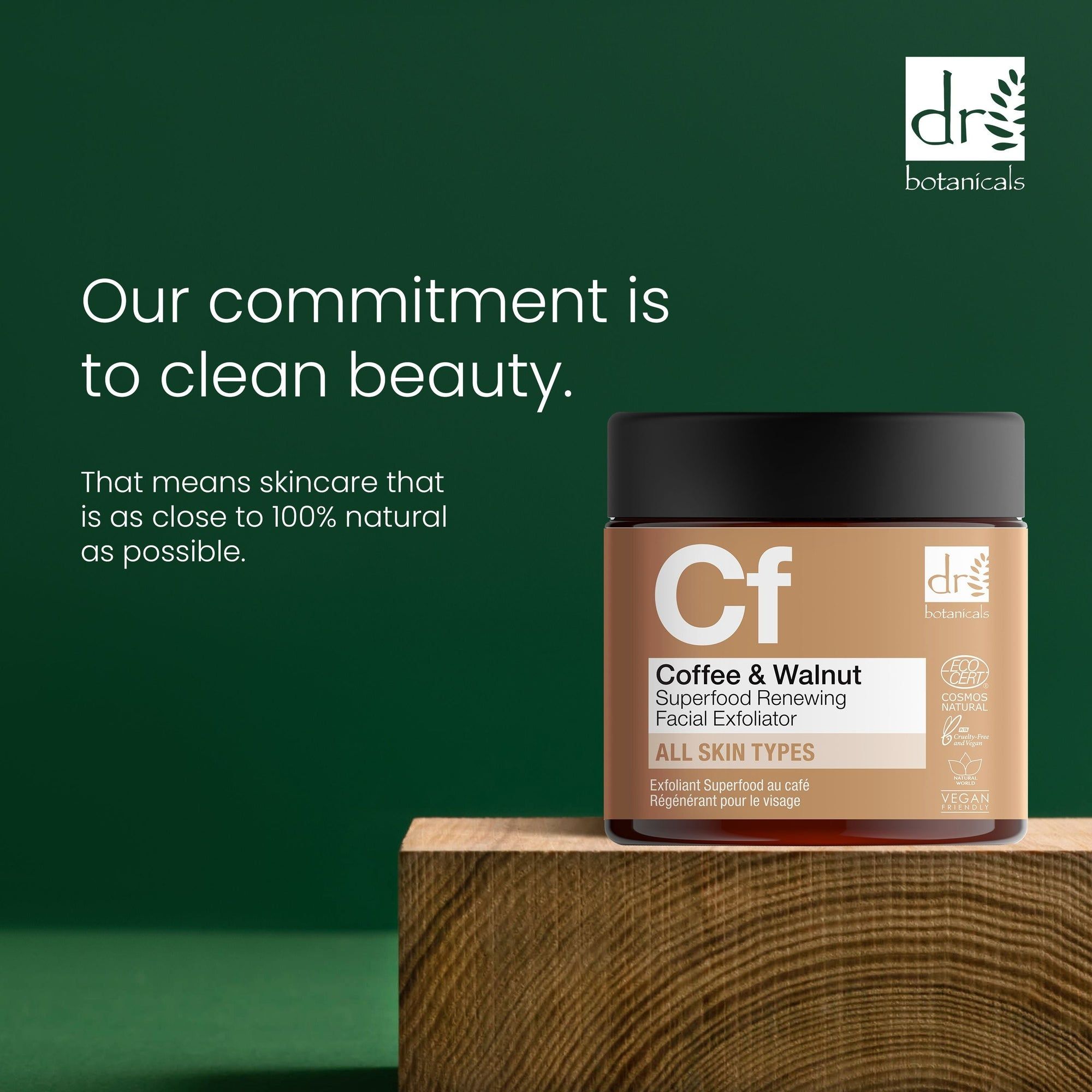 Dr. Botanicals Coffee Superfood Renewing Facial Exfoliator 60ml image 3