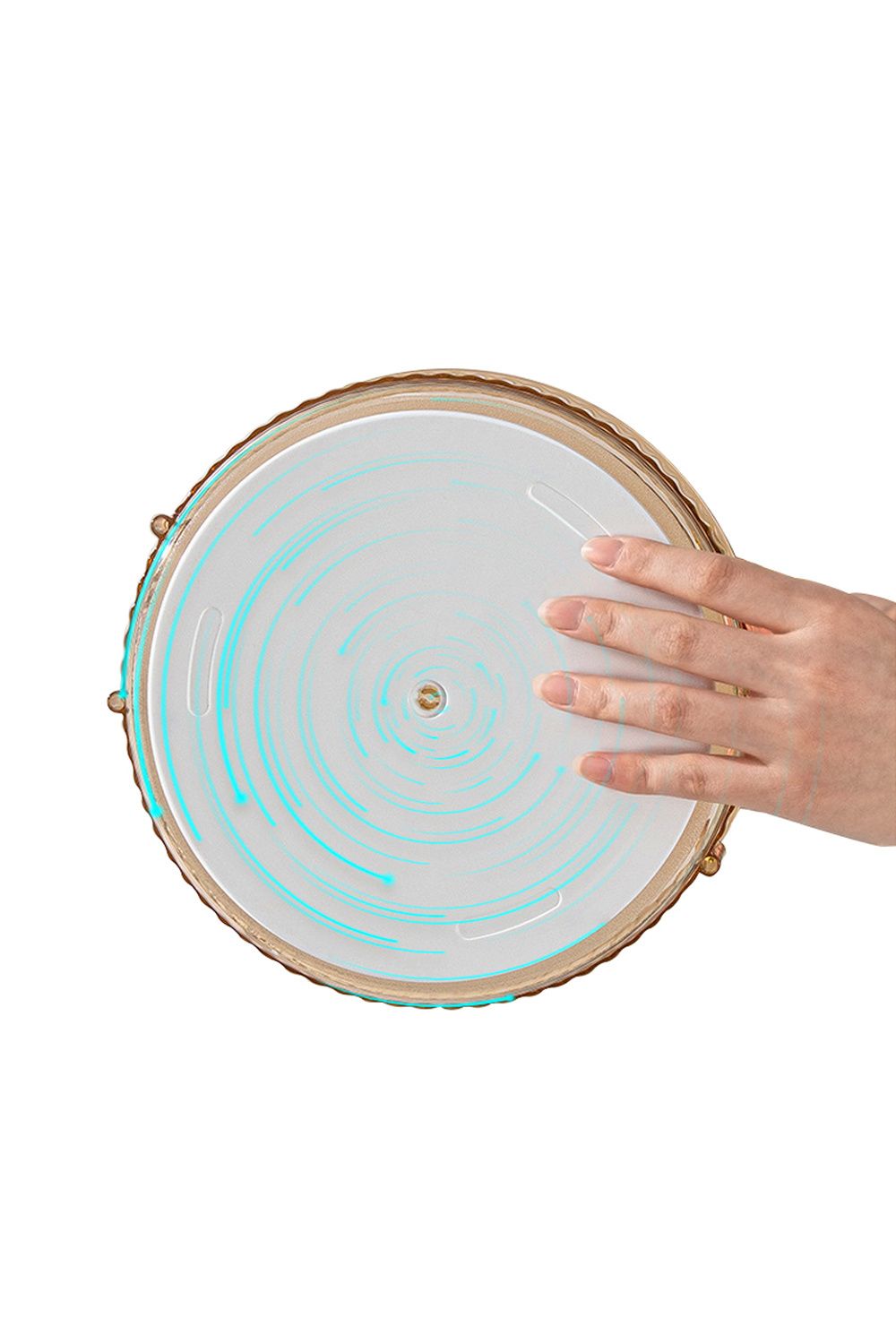 SHEONLY 360 Rotating Cosmetic Organizer Skincare Display Box, Bathroom Make Up Spinning Holder Rack, Multifunctional Box For Home Dormitory Office Bedroom image 5