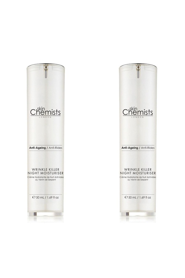 skinChemists professional Wrinkle Killer Anti-Ageing Night Moisturiser 50ml x 2 Duo Set