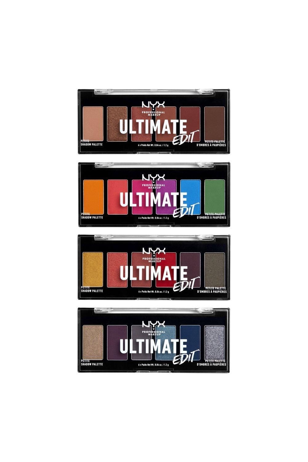 NYX Professional Makeup Ultimate Edit Petite Shadow Palette - 6 Shades Warm Neutrals image 7