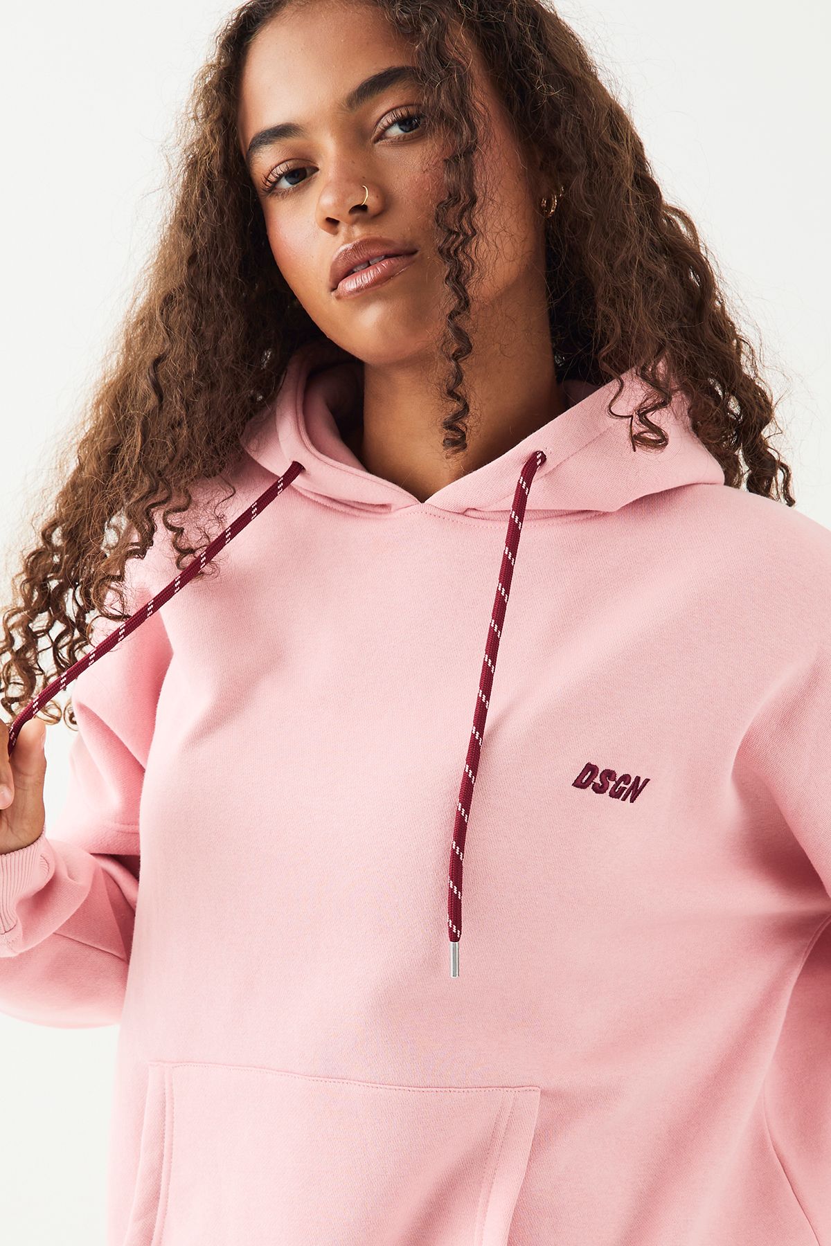 DSGN Studio DSGN Studio Sport Oversized Hoodie Pink image 4