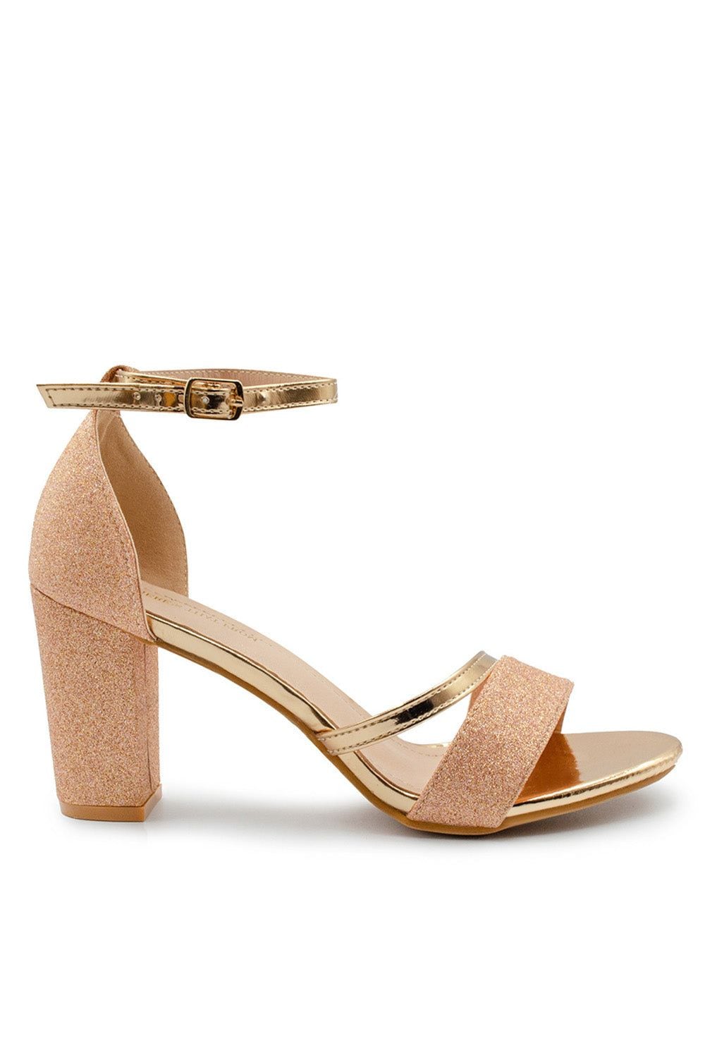Where's That From 'Perla' Mid High Block Heel Sandals With Ankle Strap image 4