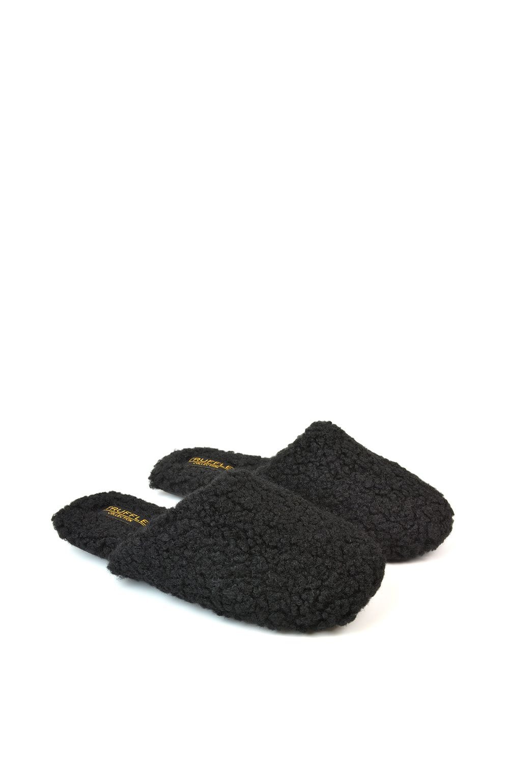 XY London 'Jody' Cosy Slip On Closed Round Toe Mule Flat Slippers image 3