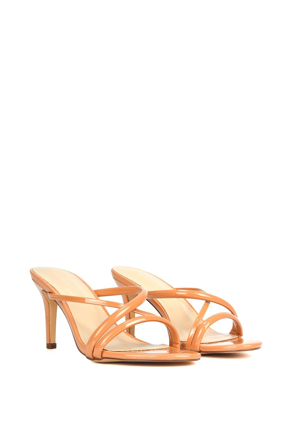 XY London 'Angel' Slip On Mid Heel Stiletto Mule Heeled Sandals image 5