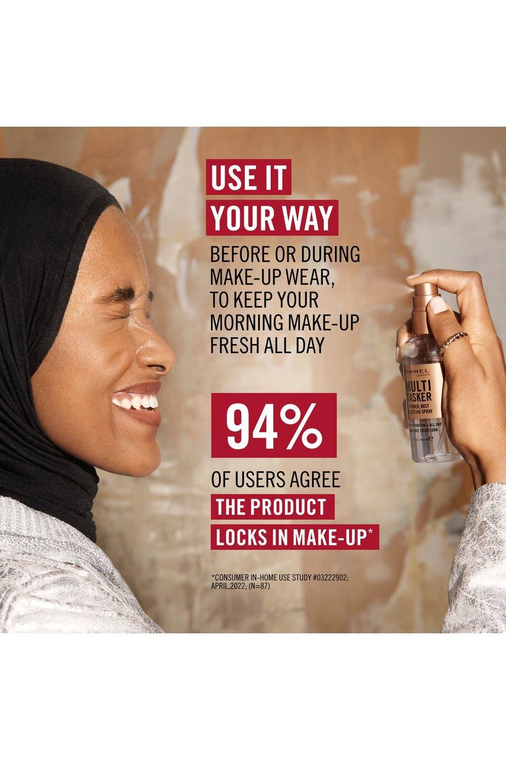 Rimmel London Multi-Tasker Primer Mist & Setting Spray 100ml Multi image 5