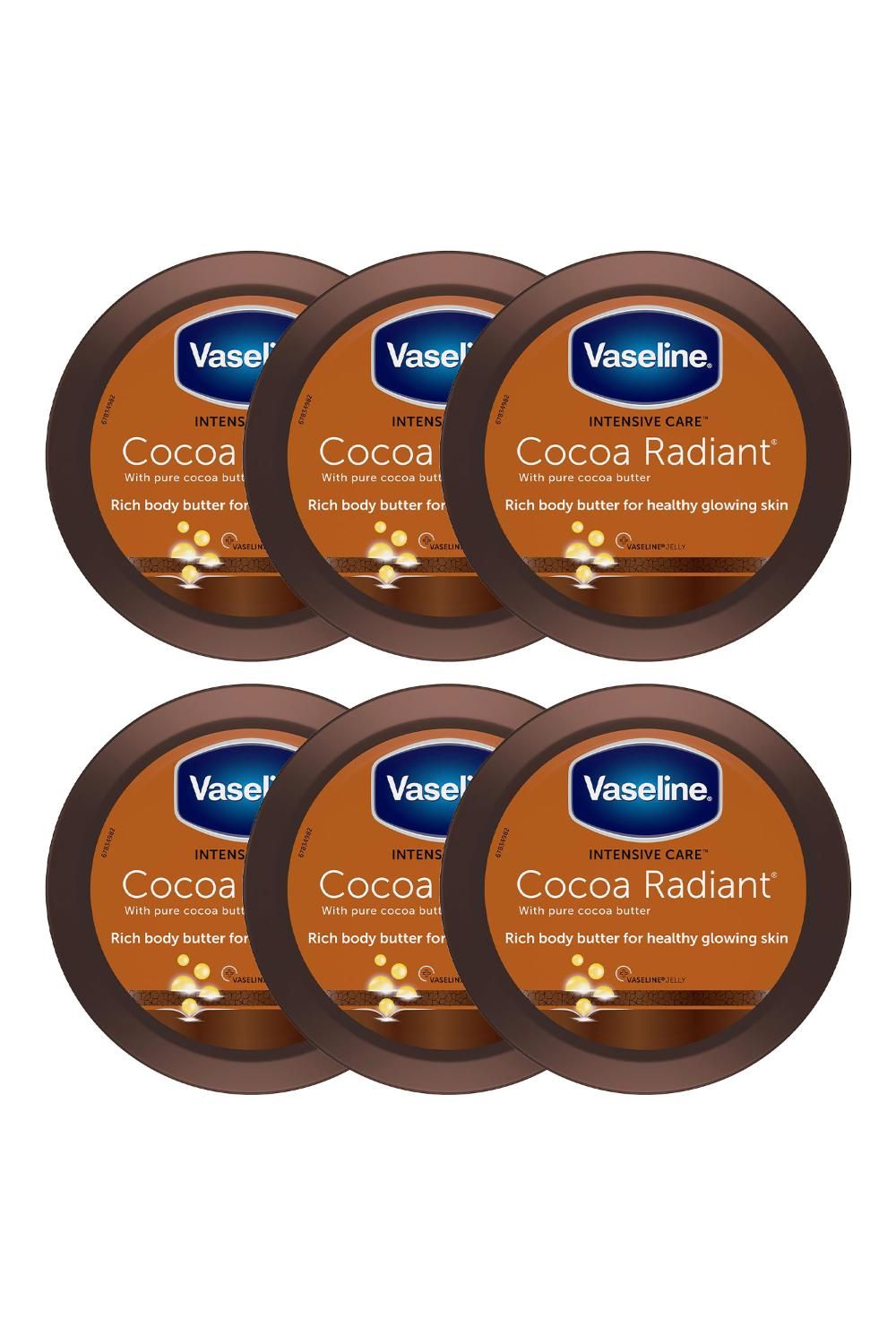 Vaseline 'Jelly' Intensive Care Cocoa Radiant 250ml, 6pk image 1