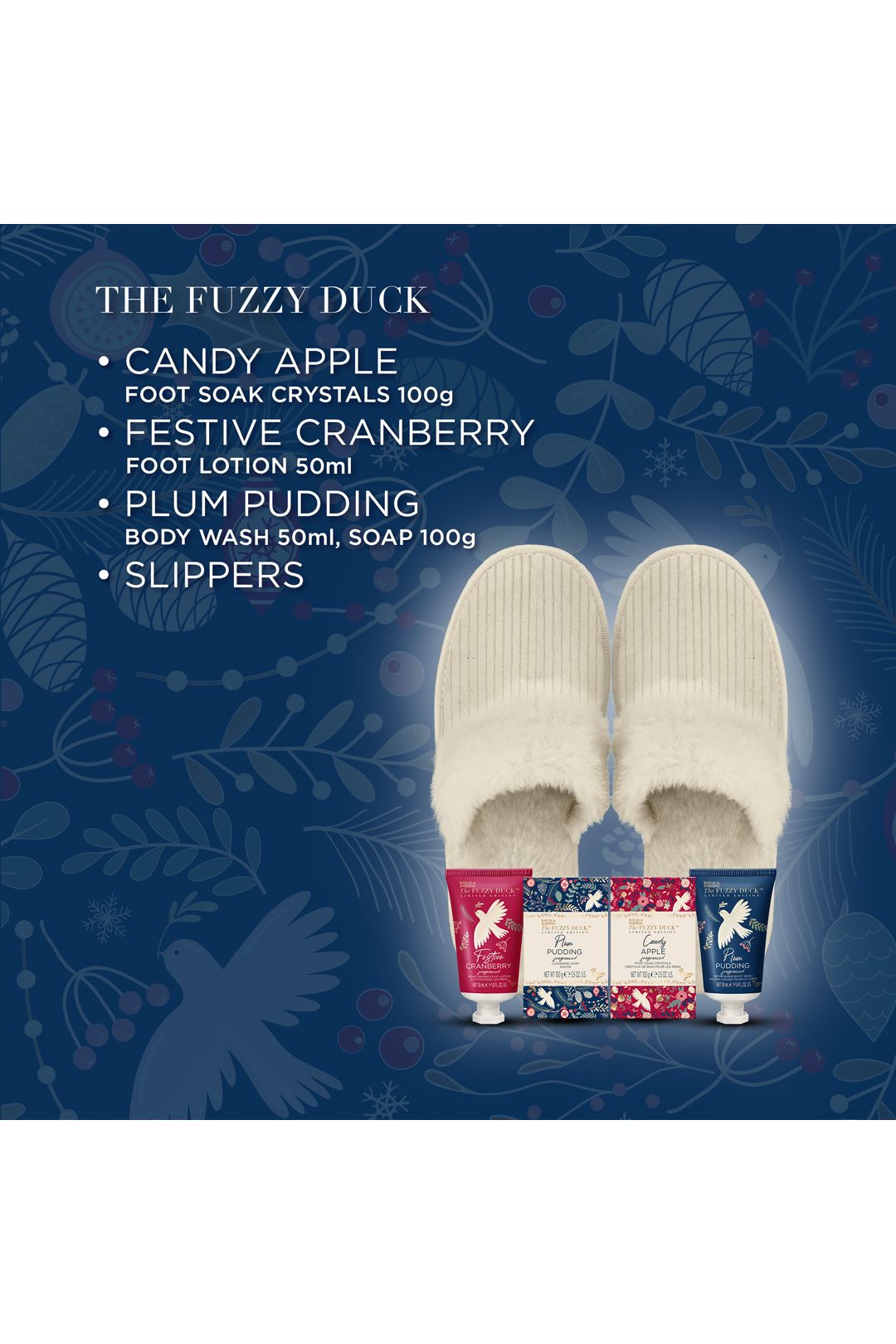 Baylis & Harding The Fuzzy Duck Winter Wonderland Luxury Slipper Gift Set Multi image 4
