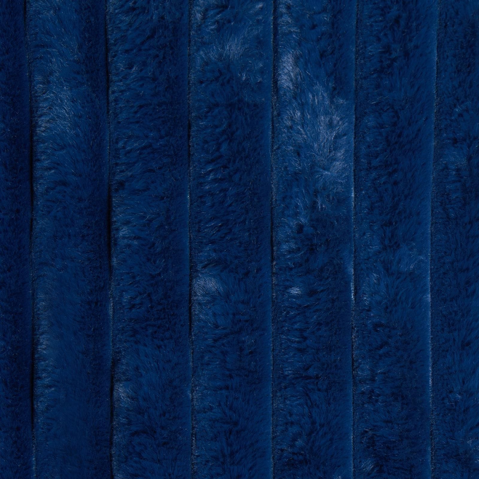 OHS Faux Fur Ribbed Fleece Throw Over Bed Blanket Winter Warm Supersoft image 5